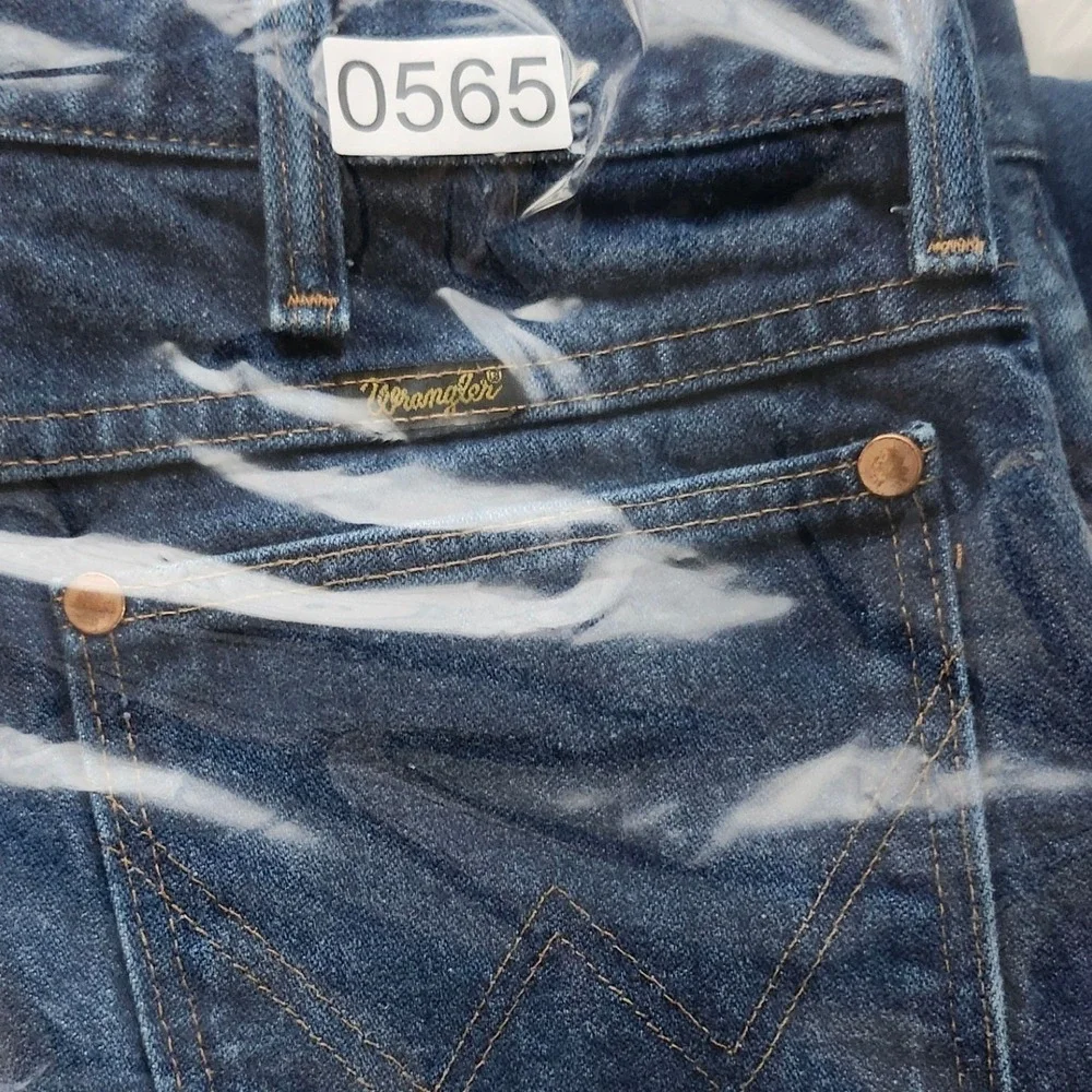 Wrangler Jeans Men 33x31 Dark Wash Excellent Cowboy Cut 936DEN Slim Fit USA Made